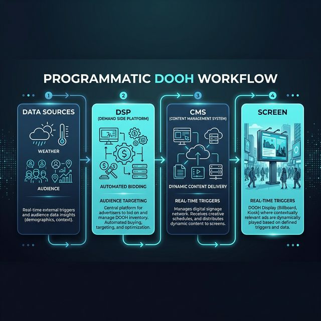 DOOH Programmatic Workflow